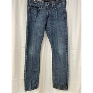 Bullhead Denim Co Mens Blue Skinny Jeans Size 32 x 30 SKU 6621